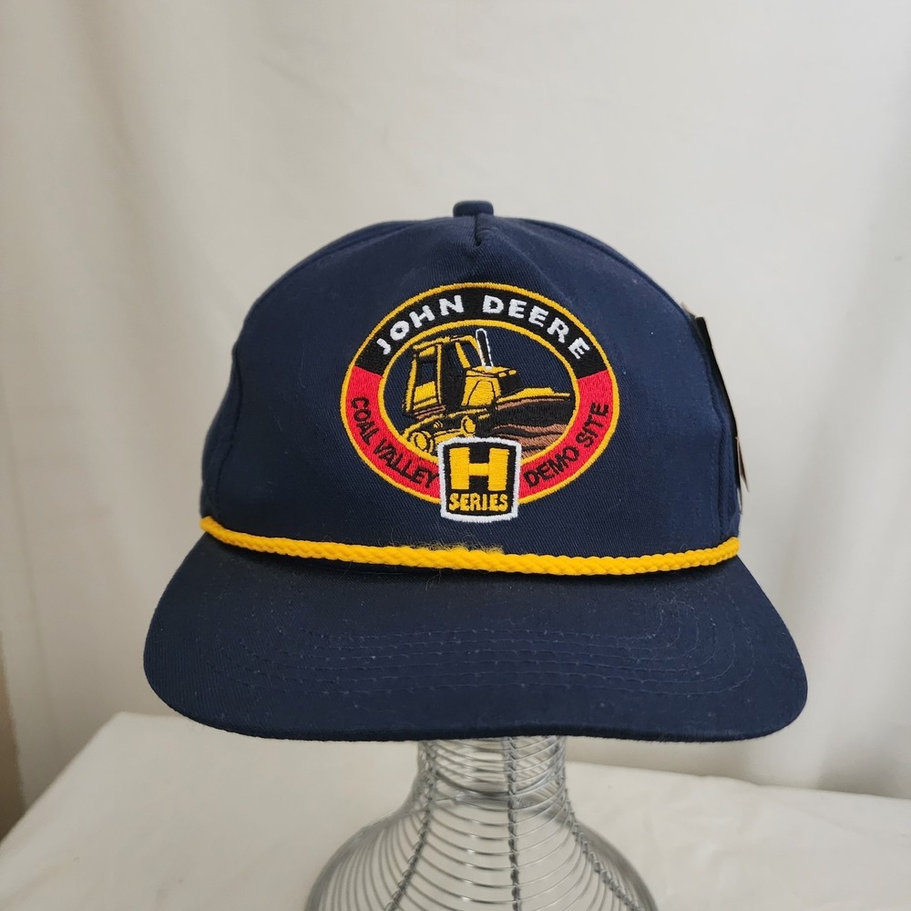 John Deere Blue Snapback Hat